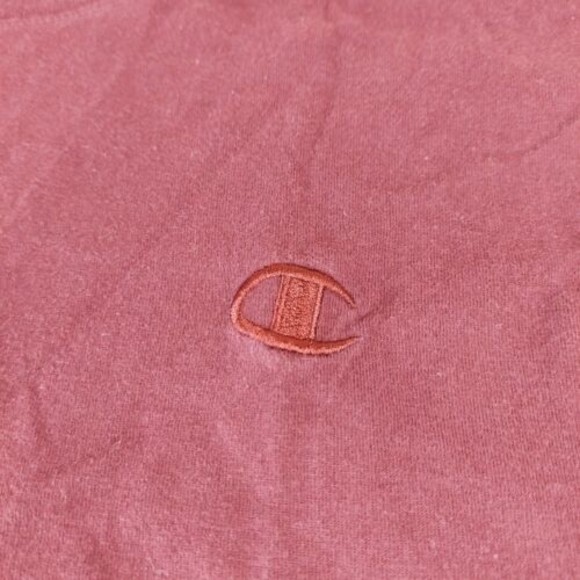 Champion Authentic Athleticwear T-Shirt Mens‎ Large Burgandy Short Sleeve Crew - Picture 3 of 7